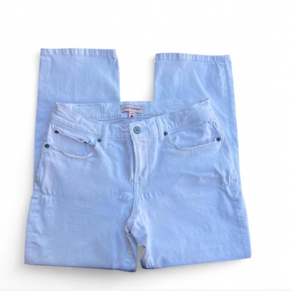 White Denim Capris